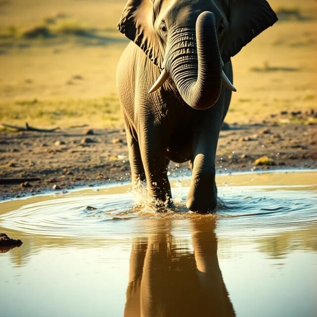 Jumping Elephant
