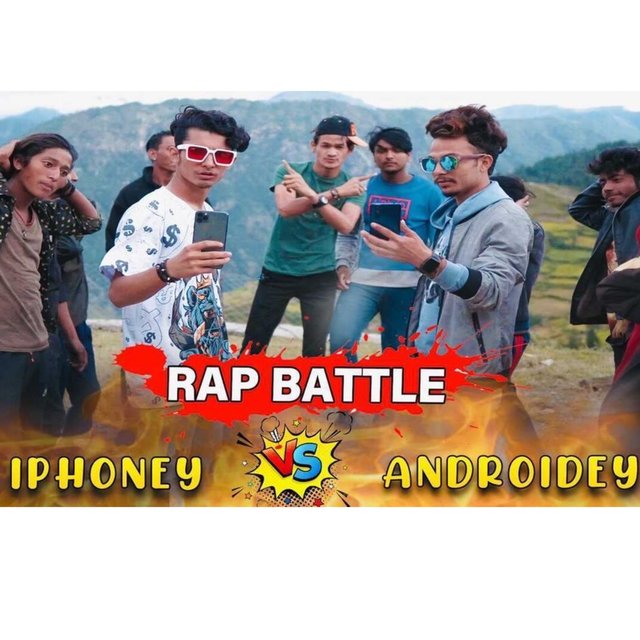iphoney vs androidey comedy Rap battle