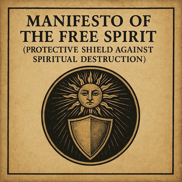 Manifesto Of The Free Spirit (Protective Shield Against Spiritual Destruction)