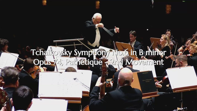 Tchaikovsky, Symphony 6, Movement 2, Yuri Simonov, MPO