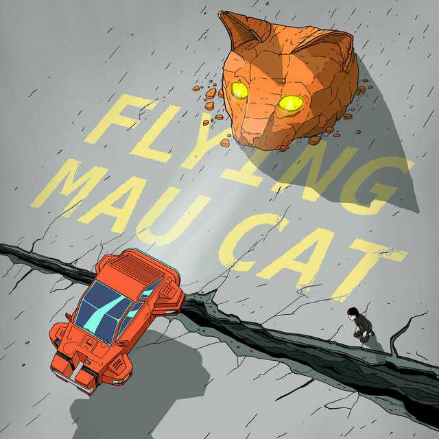 Flying Mau Cat