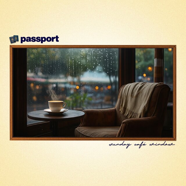 sunday café window