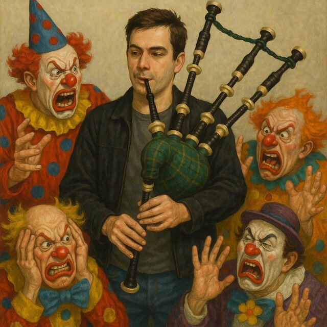 Piping Hot Bagpipe Enema