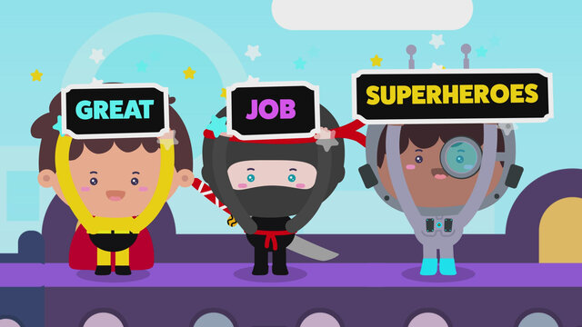 Superhero Freeze Dance