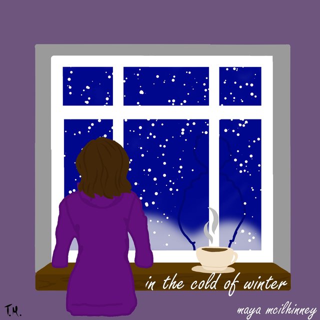 in the cold of winter
