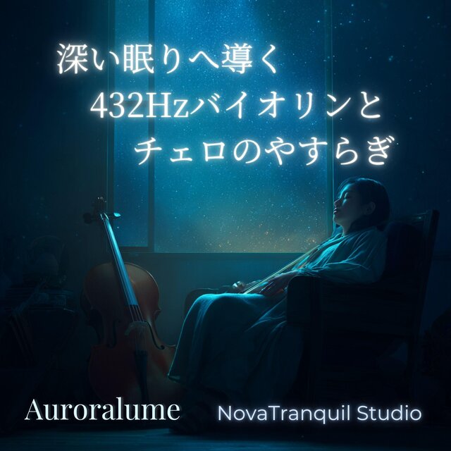深い眠りへ導く432Hzバイオリンとチェロのやすらぎ