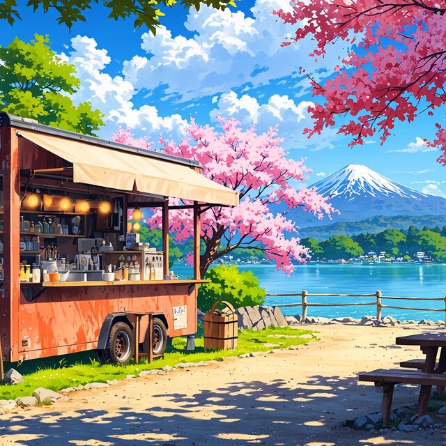 Fuji Breeze Café – Lo-Fi Beats for Deep Focus Vol-1