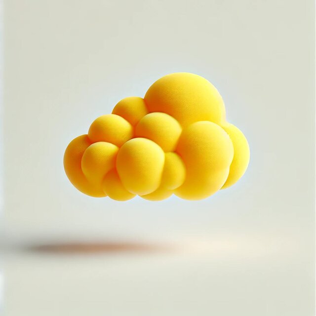 yellow cloud