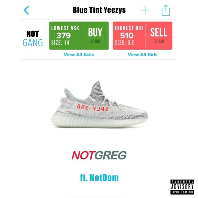Blue Tint Yeezys (feat. NotDom)
