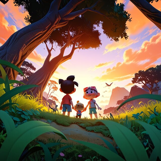 Nursery Rhymes In the jungle animals play