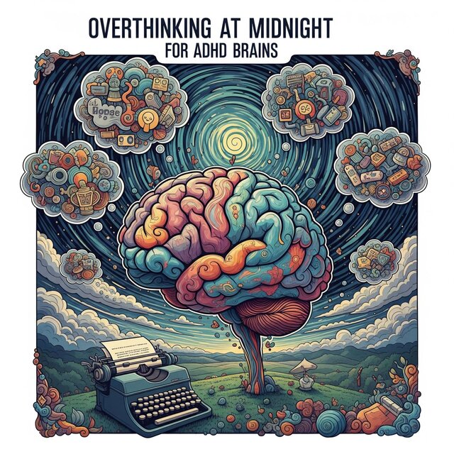 Overthinking at Midnight for ADHD Brains
