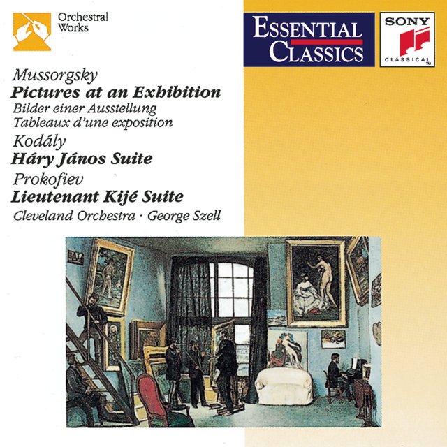 Mussorgsky: Pictures at an Exhibition; Kodály: Hary János Suite; Prokofiev: Lieutenant Kijé Suite