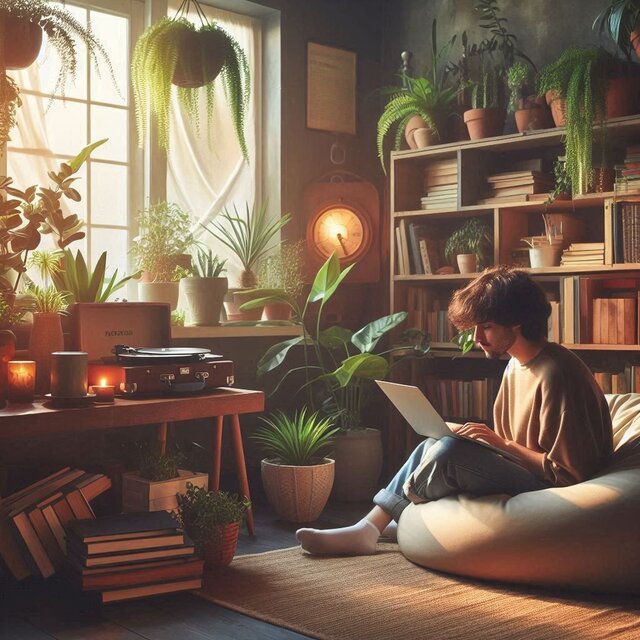 Celestial Calm: 741 Hz Learning Companion