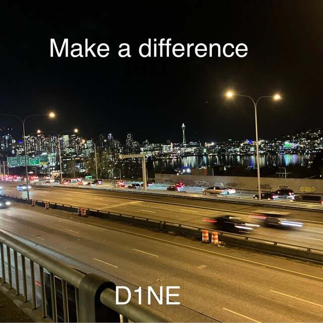 Make a difference