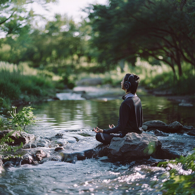 Relaxing River Sounds: Binaural Rhythms