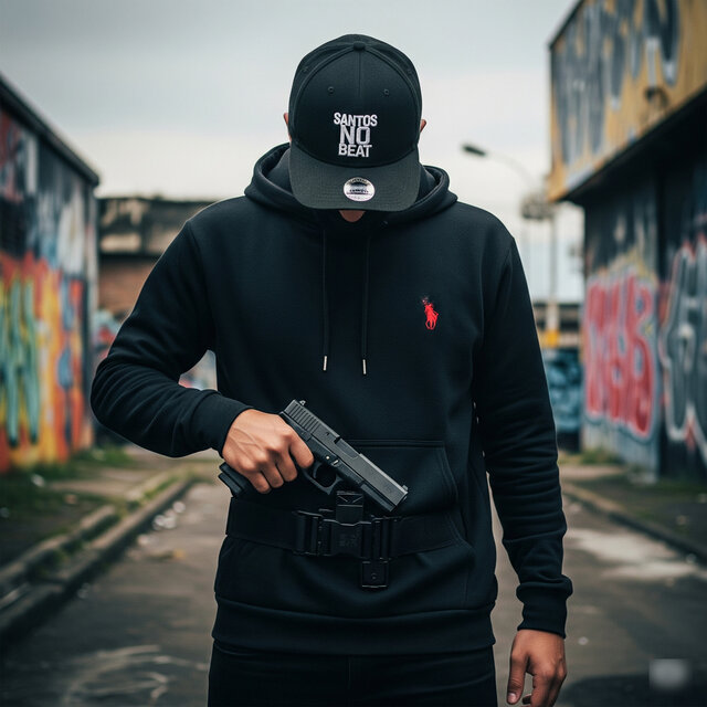 De Boné pra tras de Glock na Cintura