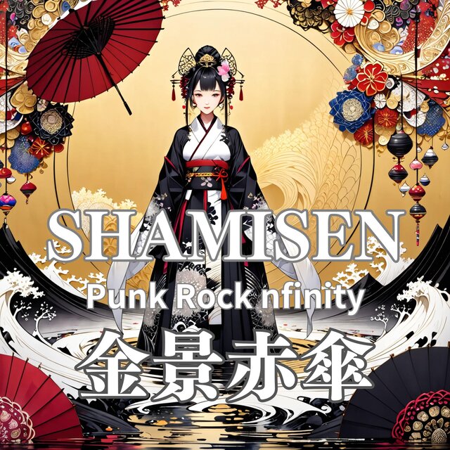 Japanese style Shamisen Punk Rock nfinity「金景赤傘」