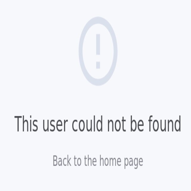 User Not Found