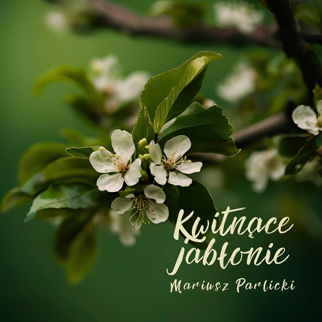 Kwitnące jabłonie