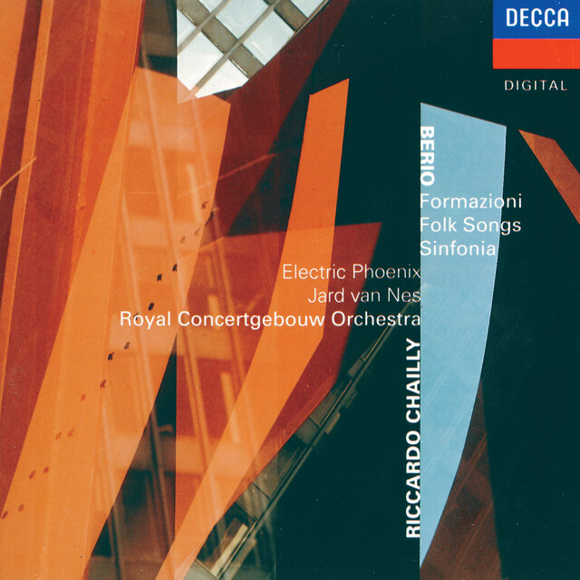 Berio: Formazioni; Folk Songs; Sinfonia