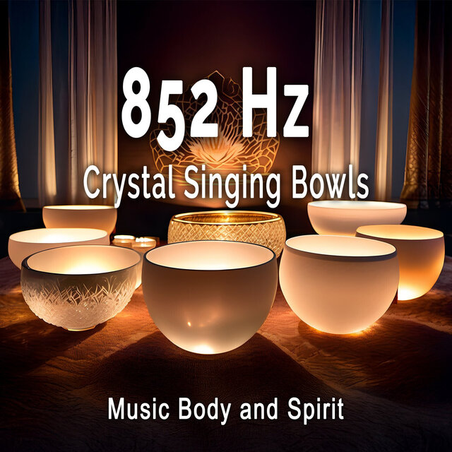 852 Hz Crystal Singing Bowls