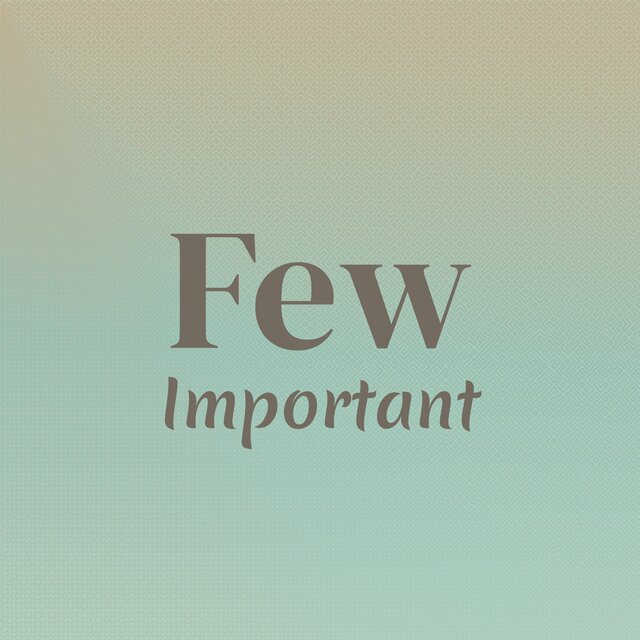 Few Important