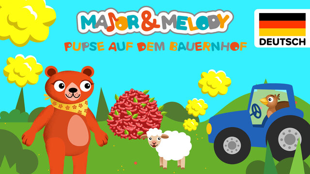 Pupse auf dem Bauernhof (Nursery Rhymes for Kids / German)