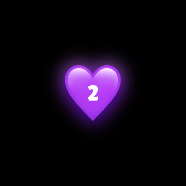 Purple Heart Emoji 2