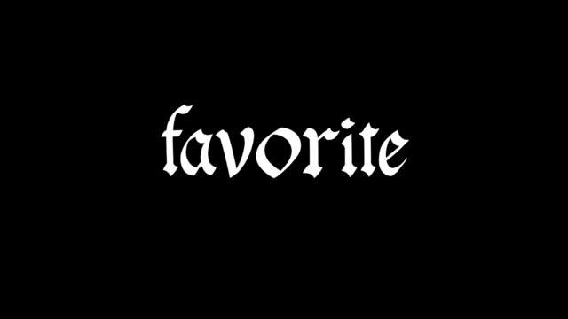 Favorite (Lyric Video)