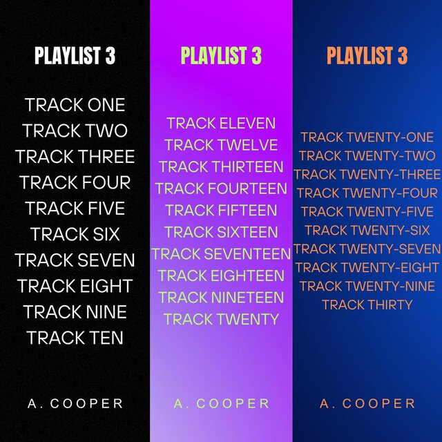 Playlist 3