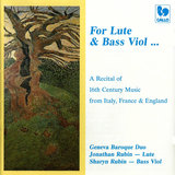Tell me Daphne for Lute & Bass Viol