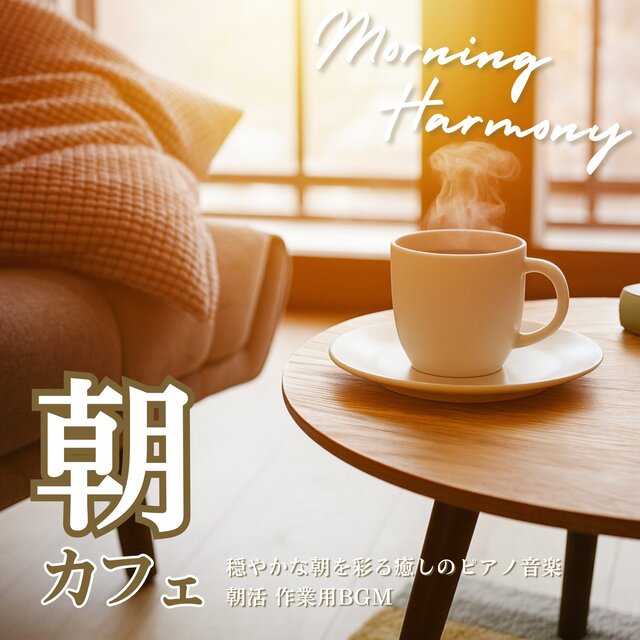 Morning Café - Morning Harmony: Healing Piano Music to Brighten a Peaceful Morning, Perfect for Work & Study BGM