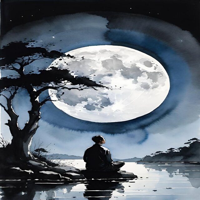 Meditation by the Moon