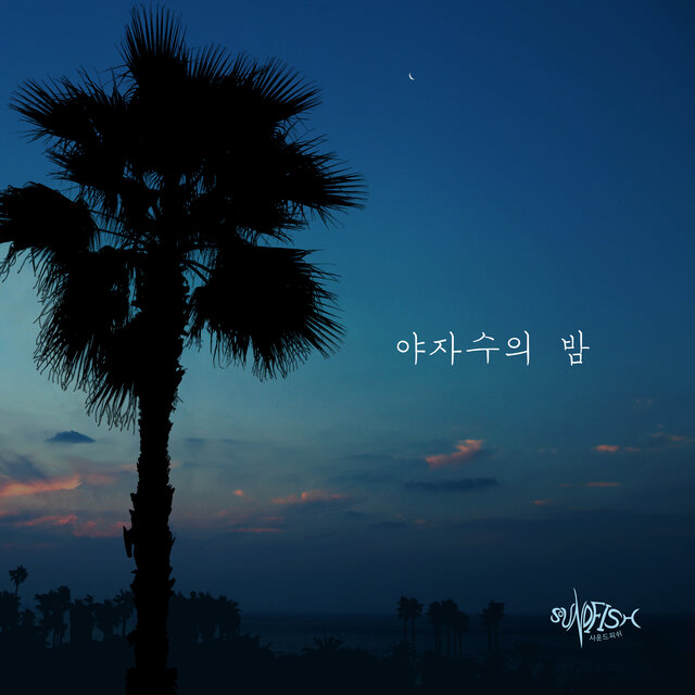 A Night of Palm Tree
