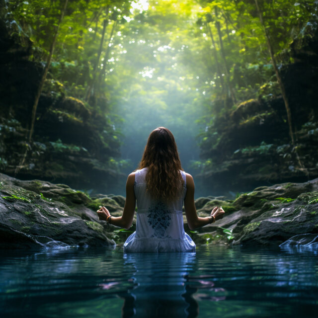 Yoga by the Water: Binaural Beats for Mindful Practice