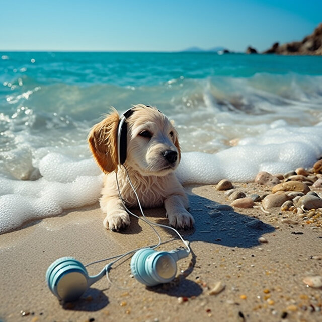 Ocean Trails: Dogs Peaceful Rhythms