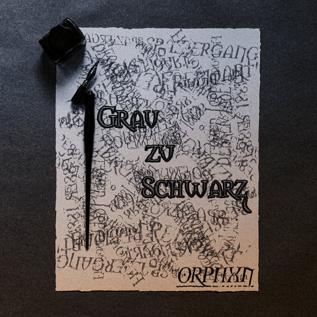 Grau zu schwarz