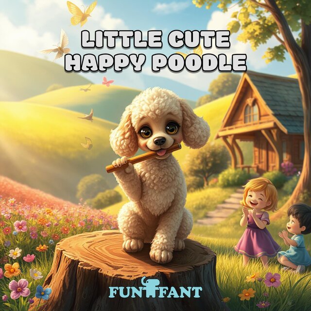Little Cute Happy Poodle (Folk Male)