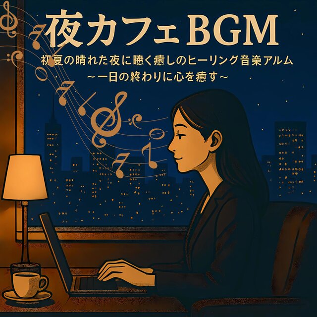 夜カフェジャズ｜初夏の夜に心ほぐれる癒しのジャズBGMアルバム ～疲れた心にムードとやすらぎを～ SideB