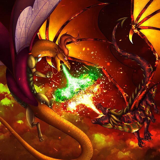 Molten Spike VS Ember & Thorax (Badlands Meltdown)