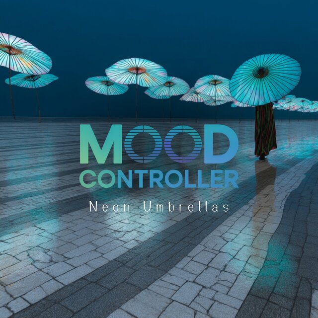 Neon Umbrellas