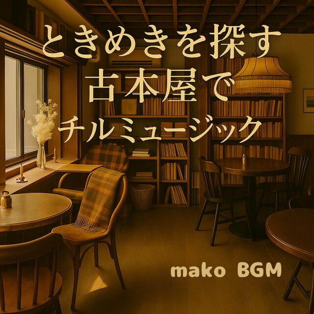 ときめきを探す古本屋でチルミュージック