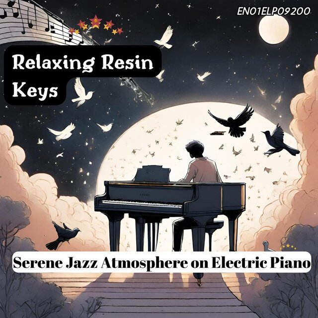 Relaxing Resin Keys: Serene Jazz Atmosphere on Electric Piano