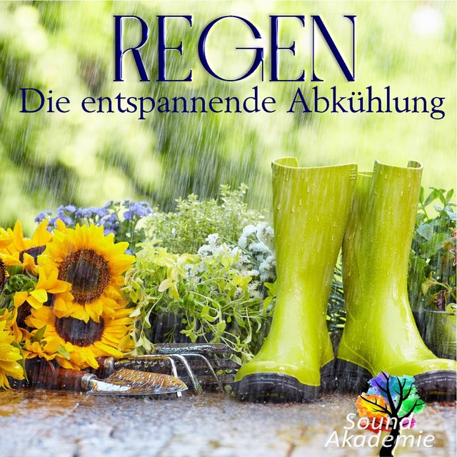Regen, die entspannende Abkühlung