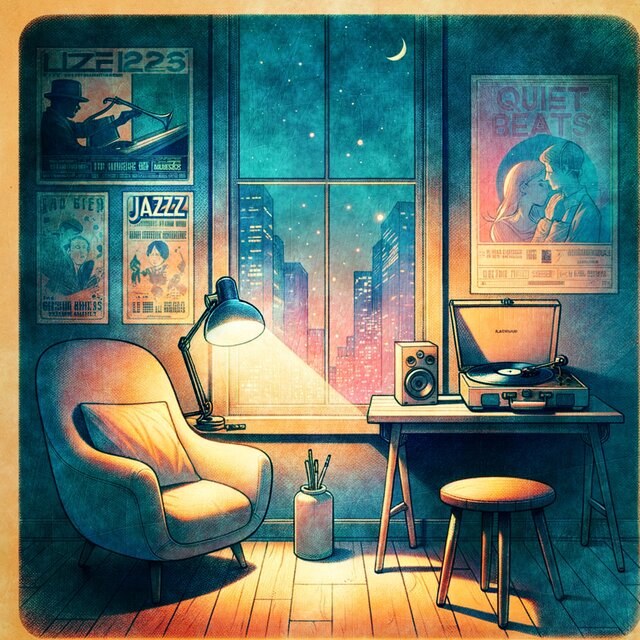 dim lights and dusty records