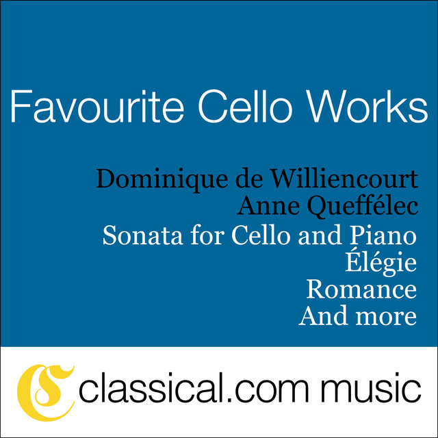Claude Debussy, Cello Sonata In D Minor