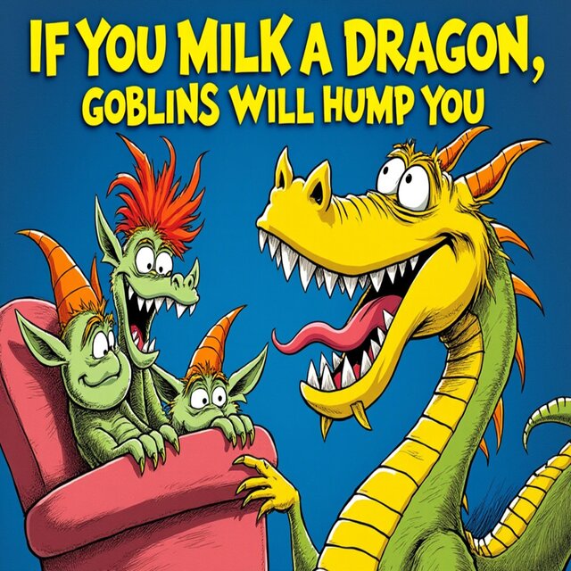 If You Milk A Dragon, Goblins Will Hump You