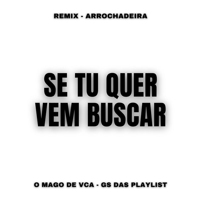 Se Tu Quer Vem Buscar (Remix Arrochadeira)