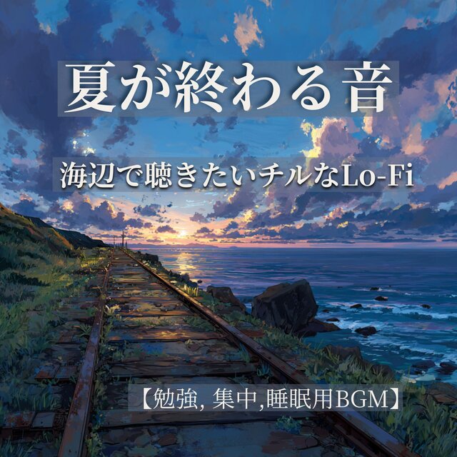 夏が終わる音 - 海辺で聴きたいチルなLo-Fi【作業用BGM, 勉強, 集中】