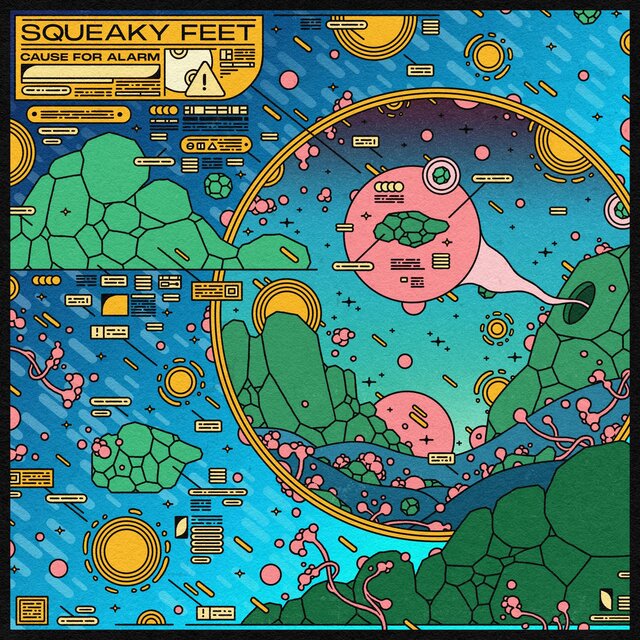 Cover art for album Cause For Alarm by Squeaky Feet